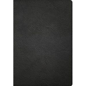 NASB Super Giant Print Reference Bible, Black Genuine Leather, Indexed -- Holman